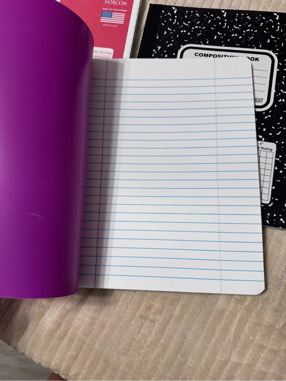 Loose leaf paper & composition books bundle